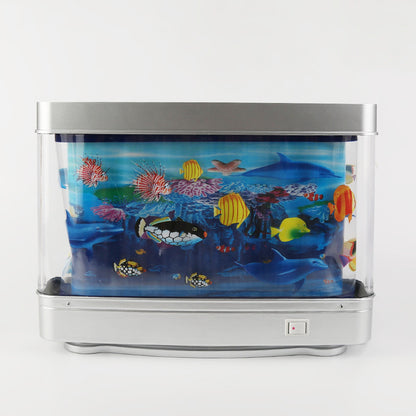 LED Creative Ocean View Small Aquarium