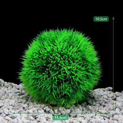 Artificial Grass Ball Aquarium Decoration