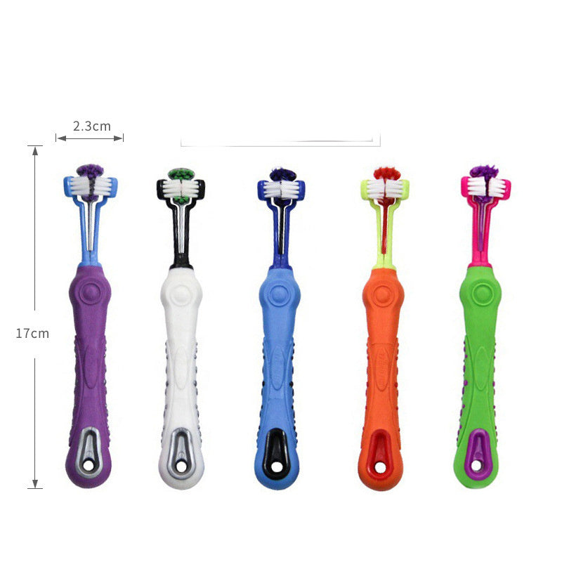 Double-headed Toothbrush For Dog And Cat Teeth Cleaning