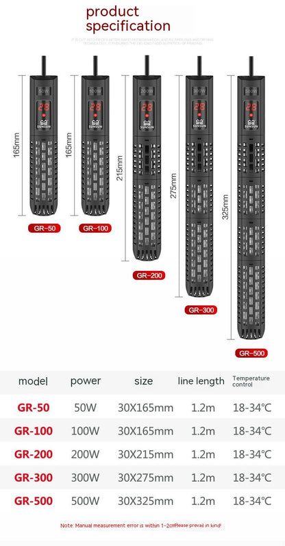 Automatic Precision Aquarium Heater