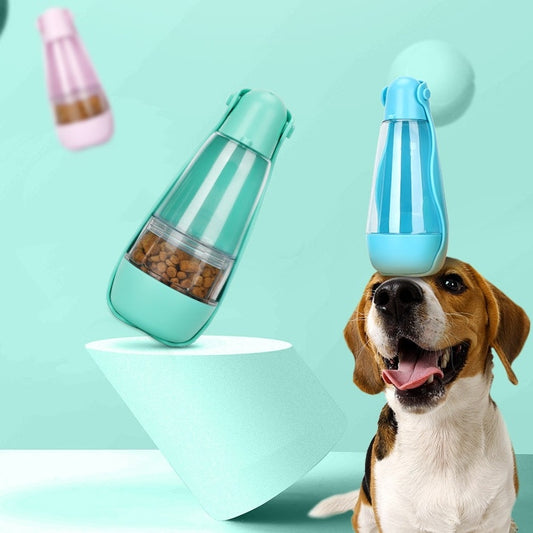 Portable Multifunctional Pet Food Water Bottle