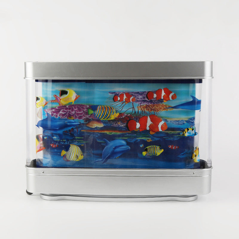 LED Creative Ocean View Small Aquarium