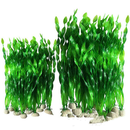 Aquarium Fish Tank Decoration Plastic Plants Bulk