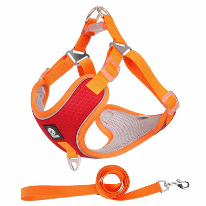 Reflective Dog Harness with Leash