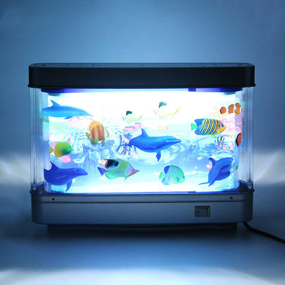 LED Creative Ocean View Small Aquarium