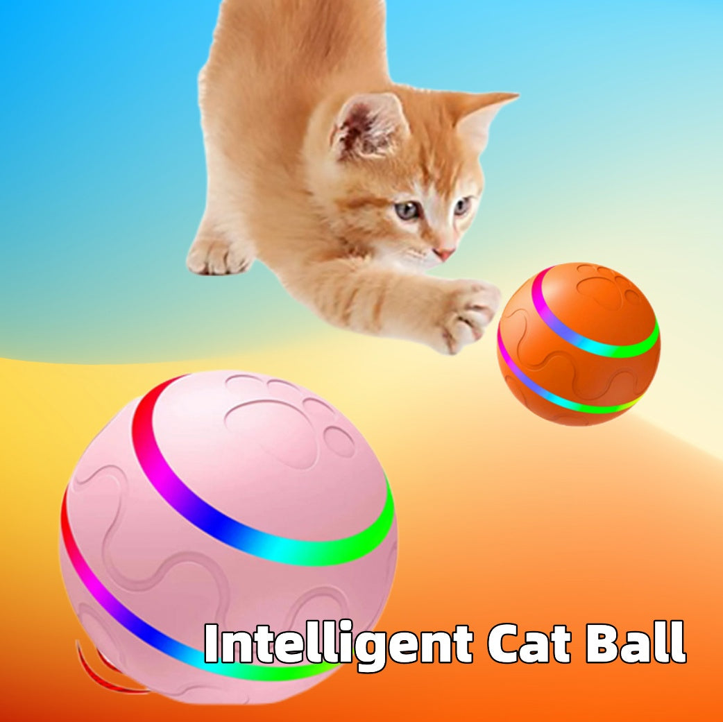 Cat Wicked Ball Toy Intelligent Ball USB Cat Toys Self Rotating Ball Automatic Rotation Ball