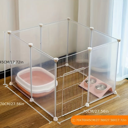 Dog Pen Indoor Dog Cage Small Medium Dog Home Isolation Door Pet Fence Kennel Dog Cage